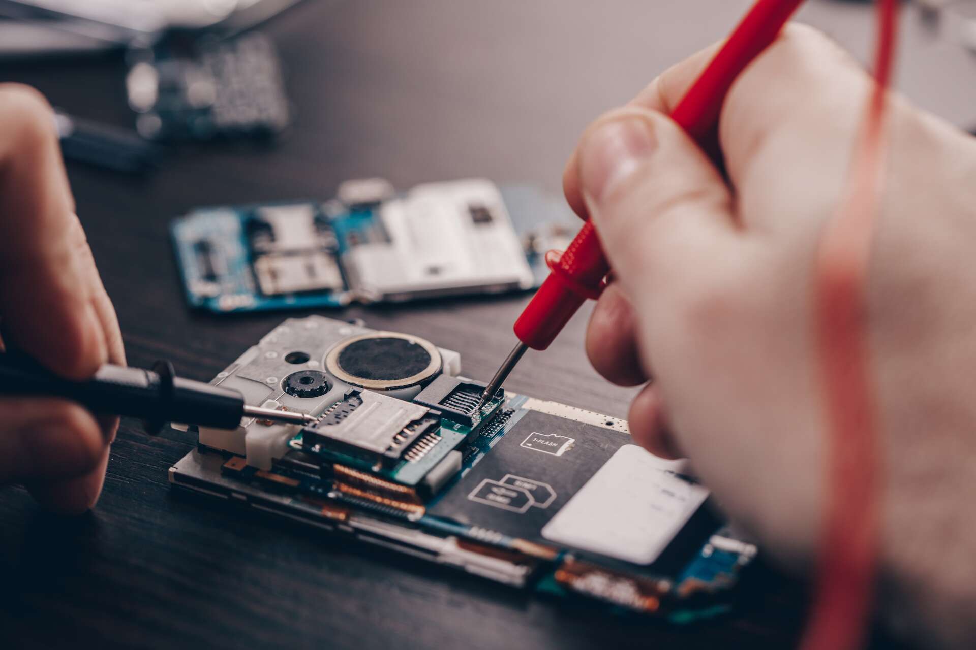 Reparatur in der Werkstatt